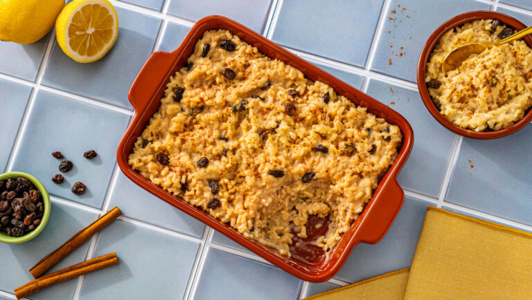 Old-Fashioned Baked Rice Pudding