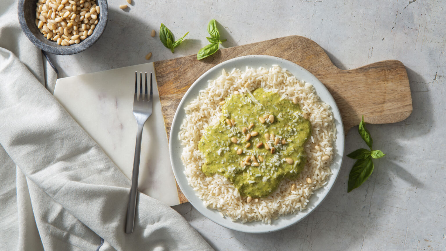 What are The Pesto Foods with Rice You Make?