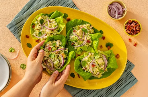 chicken avocado salad white rice recipe