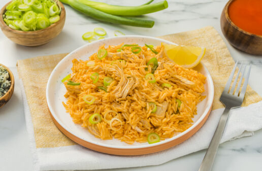 Instant-Pot-Cheese-Buffalo-Chicken-and-Basmati-Rice