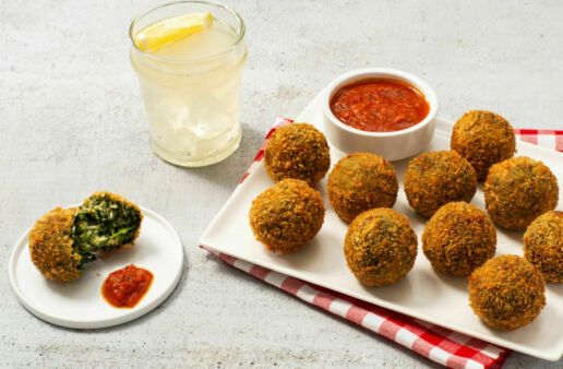 Italian spinach rice ball recipe