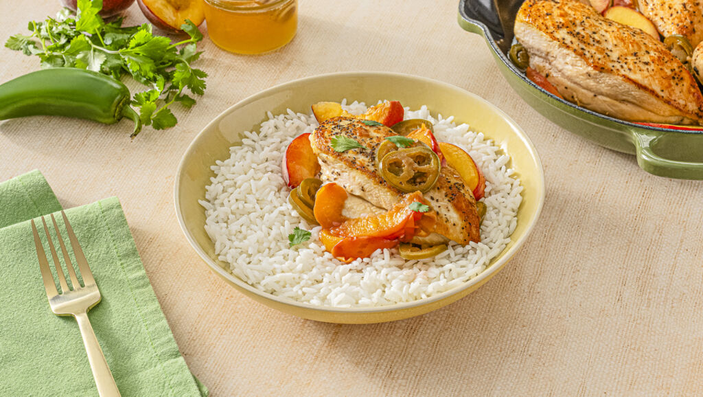 Jalapeno Peach Chicken