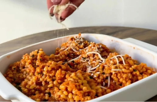 stuffed peppers with pearl couscous and ground turkey recipe